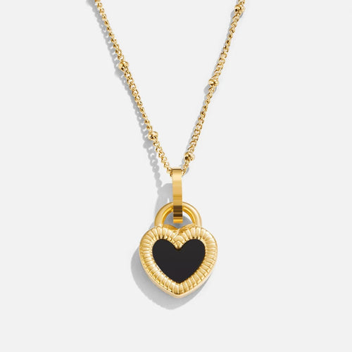 'Falling For You' Reversible Heart Necklace